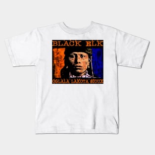 BLACK ELK-OGLALA LAKOTA SIOUX Kids T-Shirt